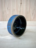 Cobalt Lines Grounding Bowl