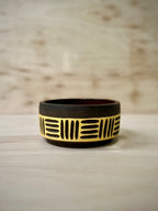 Yellow Lines Grounding Bowl